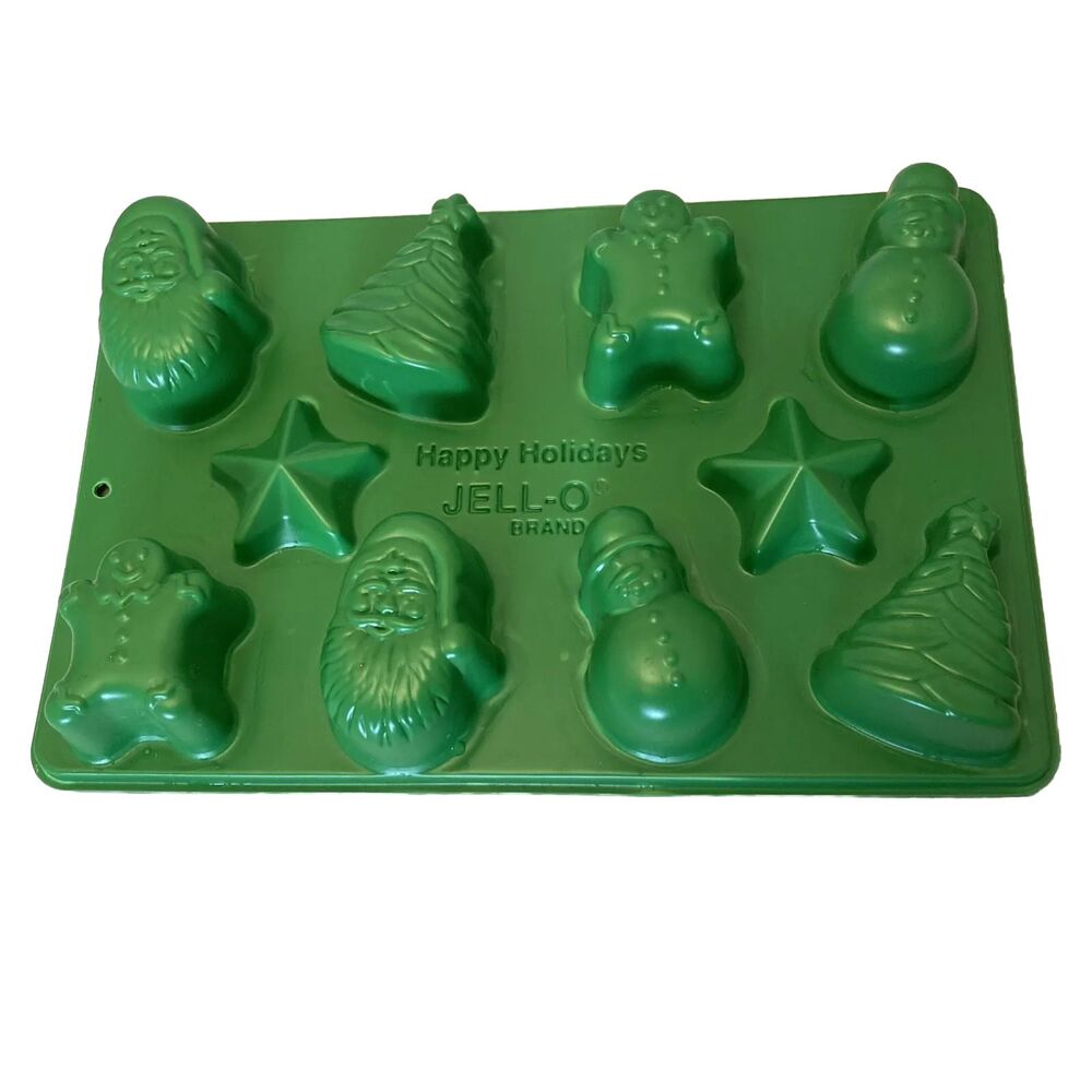 Vintage Jello Mold Christmas Holidays Jigglers Candy Molds
